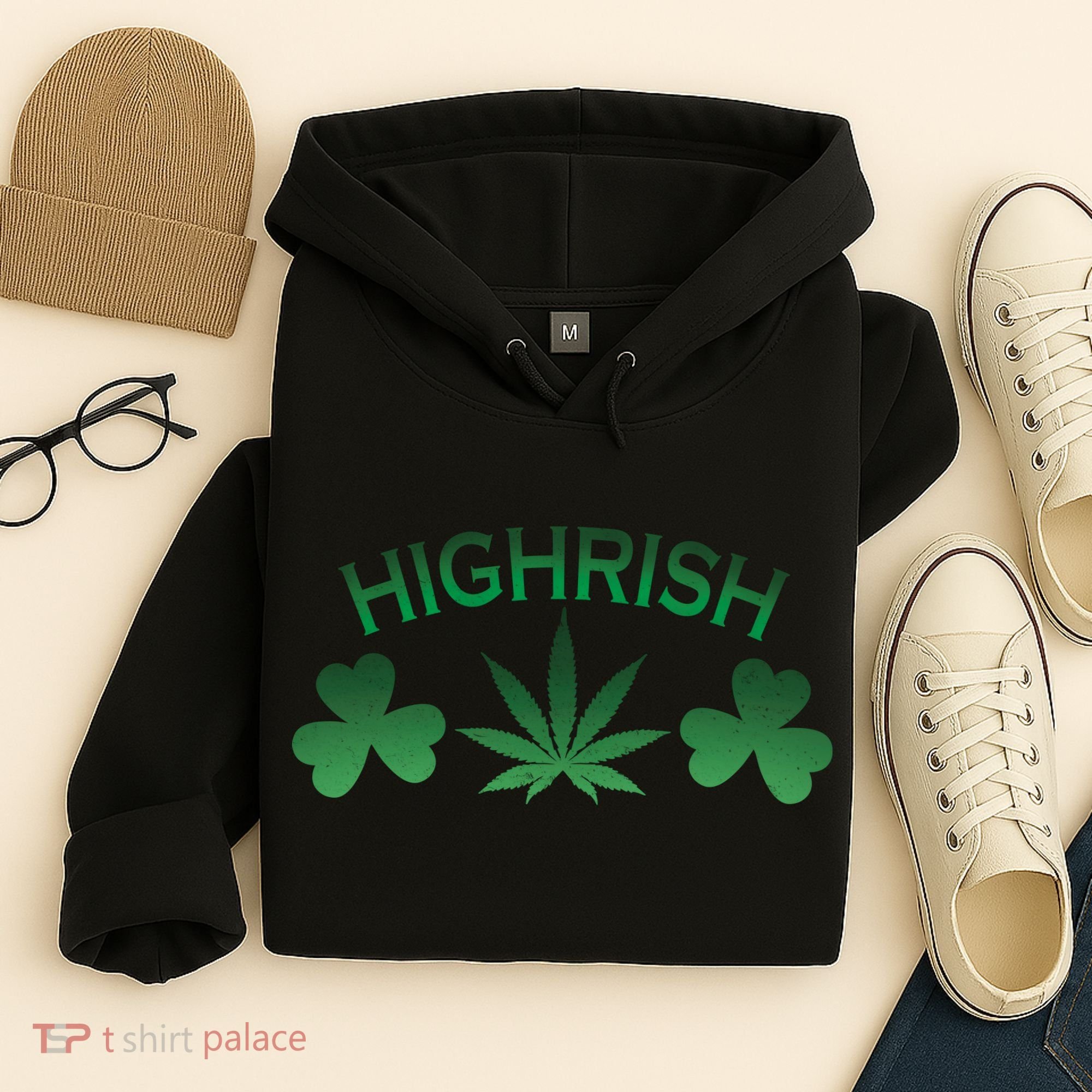 Highrish Irish Clover Hoodie