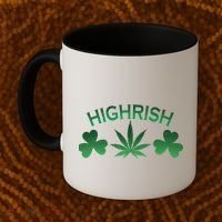 Highrish Irish Clover Coffee Mug thumb 2