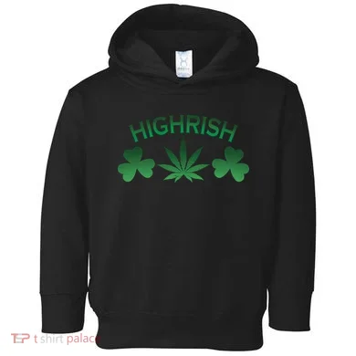 Highrish Irish Clover Toddler Hoodie
