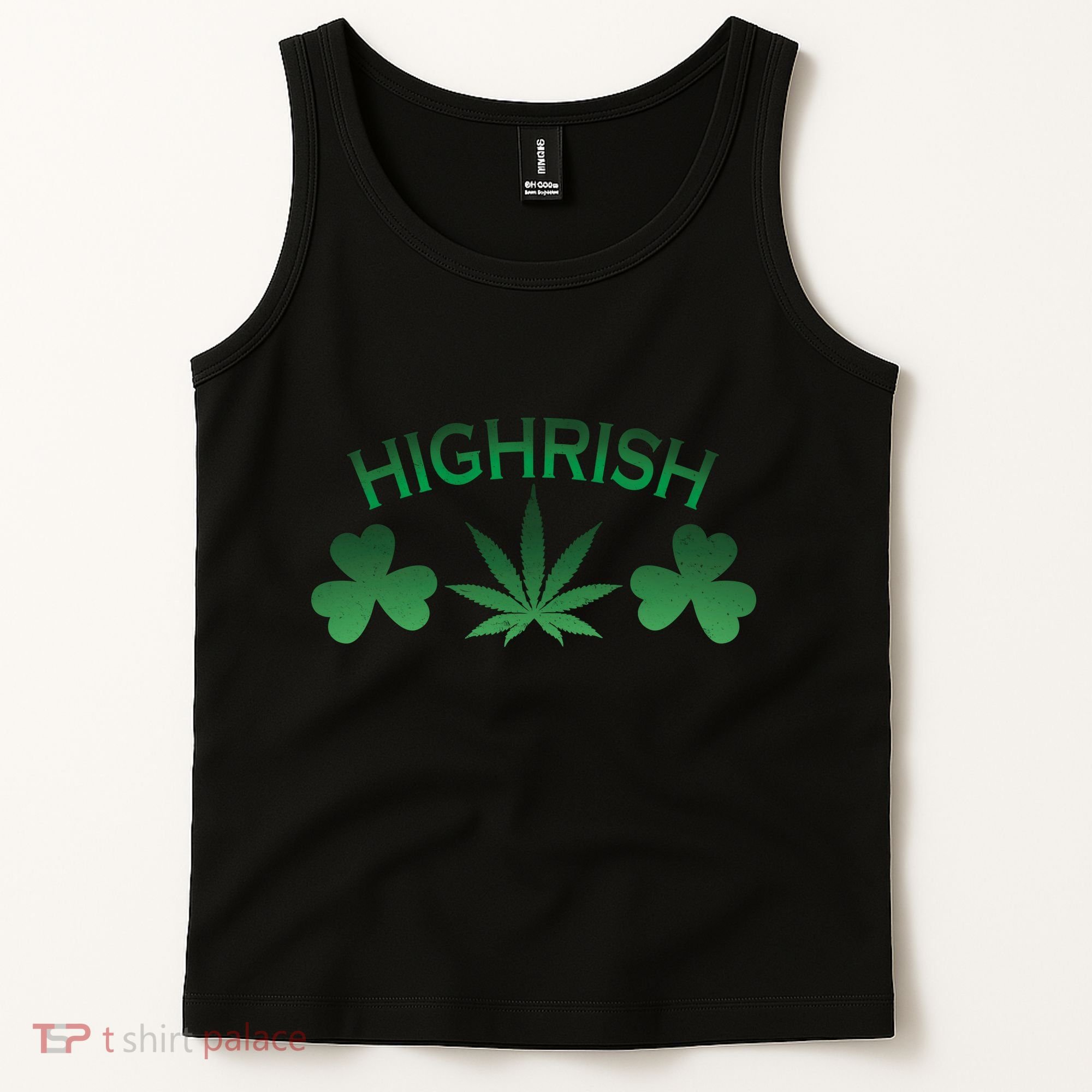 Highrish Irish Clover Tank Top