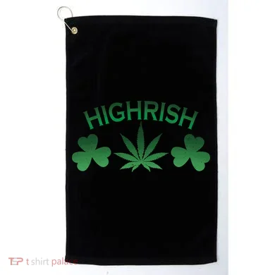Highrish Irish Clover Golf Towel