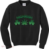 Highrish Irish Clover Kids Sweatshirt thumb 0