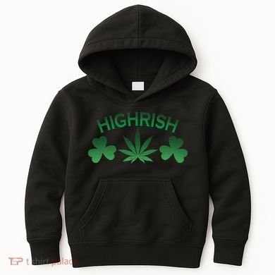 Highrish Irish Clover Kids Hoodie