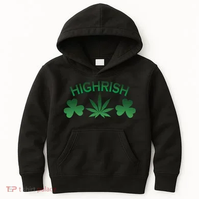 Highrish Irish Clover Kids Hoodie