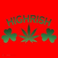 Highrish Irish Clover Santa Hat thumb 1