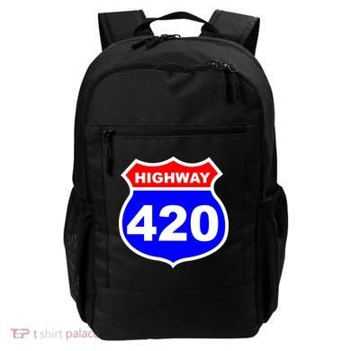 Highway 420 Sign Weed Backpack