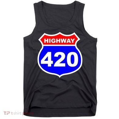 Highway 420 Sign Weed Tank Top