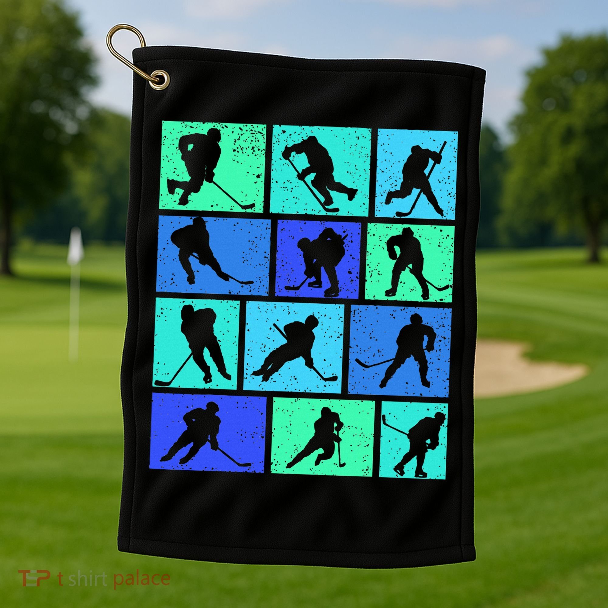 Hockey Ice Hockey Golf Towel