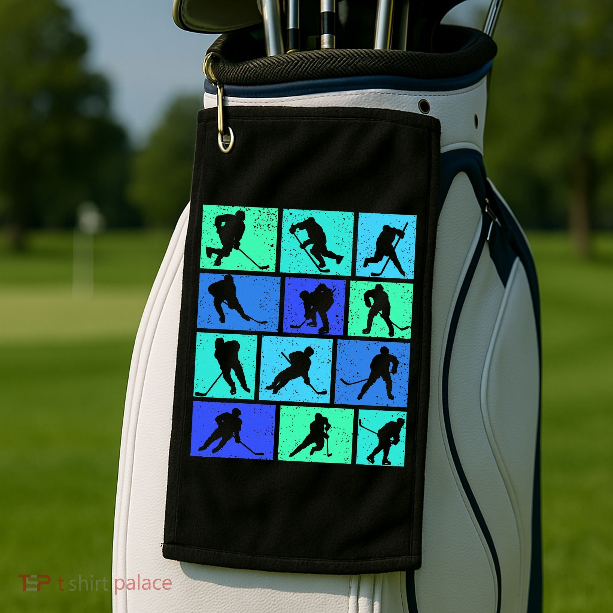 Hockey Ice Hockey Golf Towel