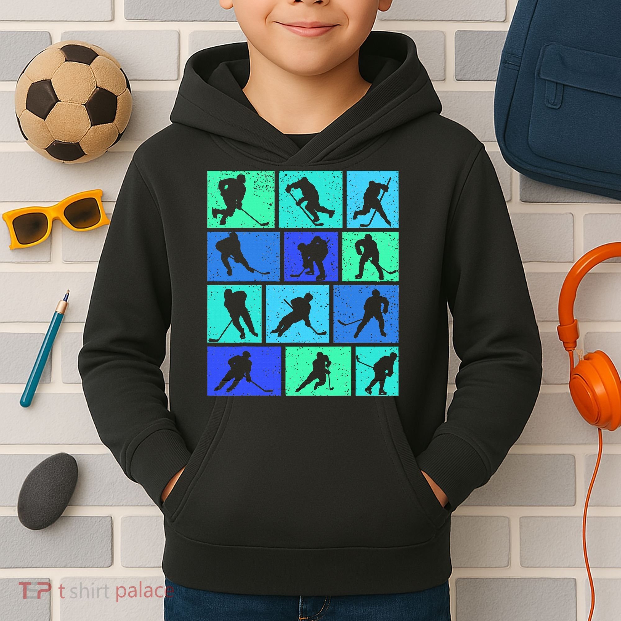 Hockey Ice Hockey Kids Hoodie