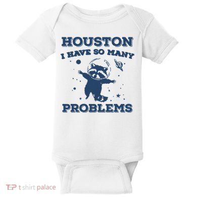Houston I Have So Many Problems Vintage Baby Bodysuit
