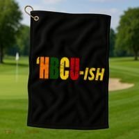 HBCU Ish Historically Black College Alumni Golf Towel thumb 1