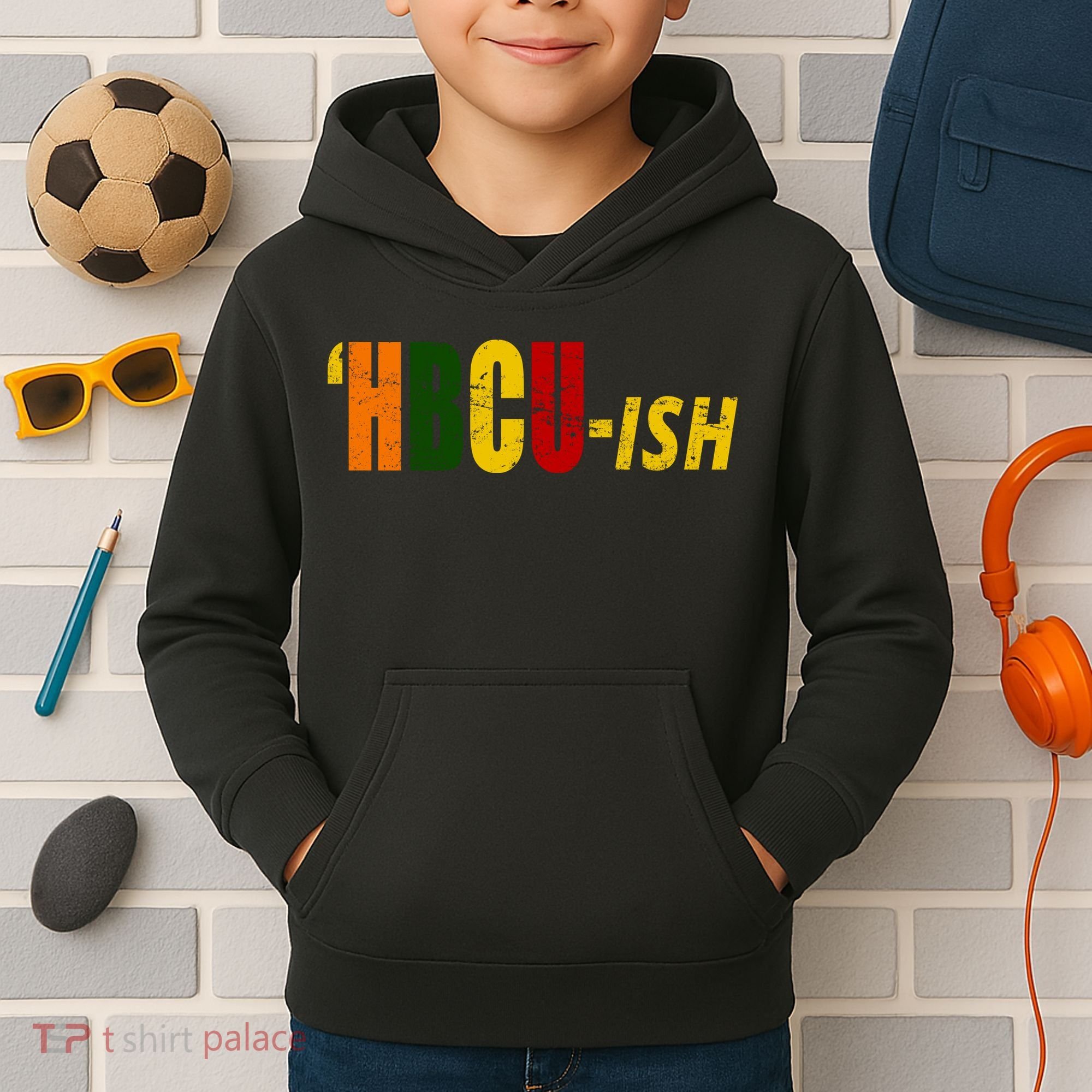 HBCU Ish Historically Black College Alumni Kids Hoodie