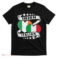 Half Irish Half Italian Irish Italian Flag T-Shirt thumb 0