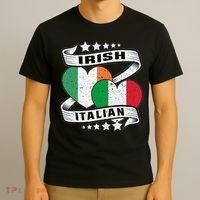 Half Irish Half Italian Irish Italian Flag T-Shirt thumb 3