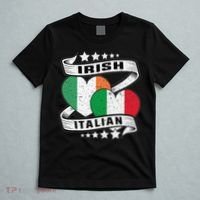 Half Irish Half Italian Irish Italian Flag T-Shirt thumb 5