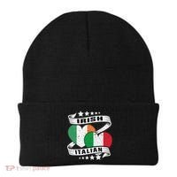 Half Irish Half Italian Irish Italian Flag Beanie thumb 0