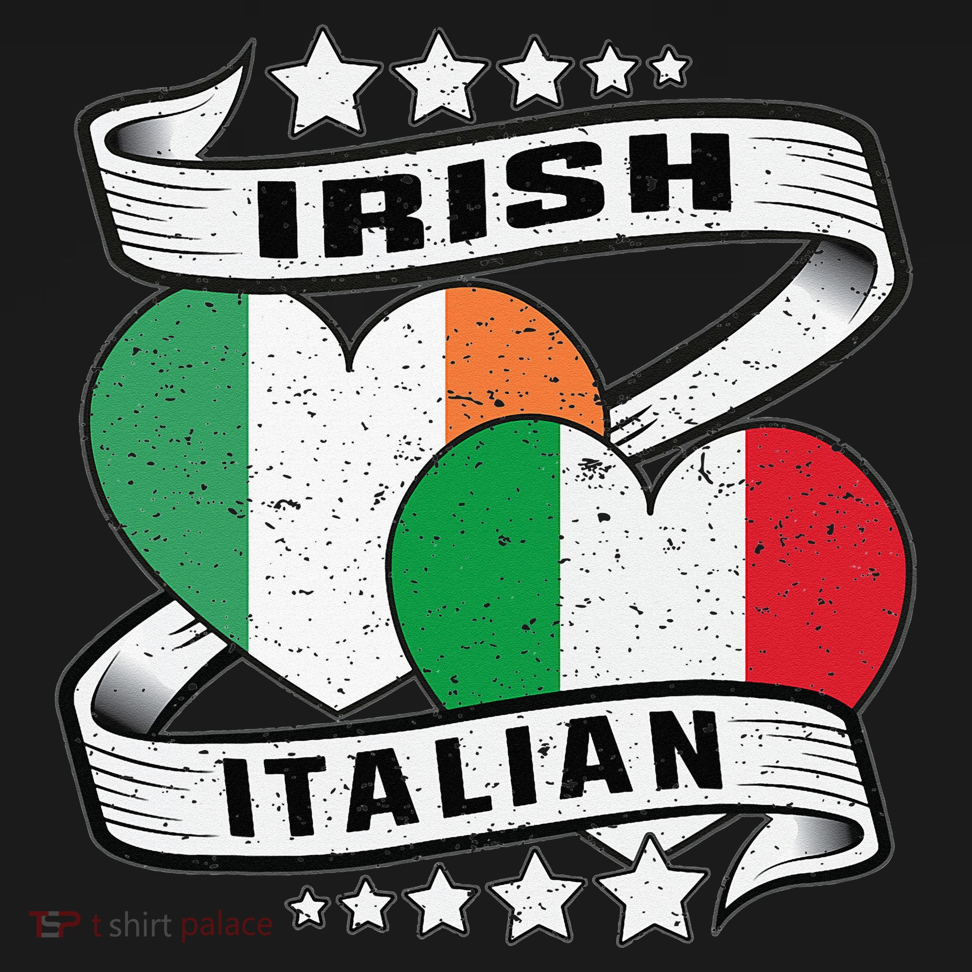 Half Irish Half Italian Irish Italian Flag Women's Tank Top