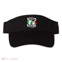 Half Irish Half Italian Irish Italian Flag Visor thumb 0