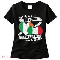 Half Irish Half Italian Irish Italian Flag Women's T-Shirt thumb 0