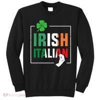 Half Irish Half Italian Irish Italian Flag Sweatshirt thumb 0