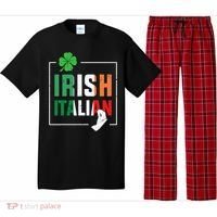 Half Irish Half Italian Irish Italian Flag Pajama Set thumb 0