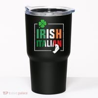 Half Irish Half Italian Irish Italian Flag Tumbler thumb 0