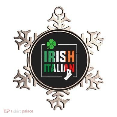 Half Irish Half Italian Irish Italian Flag Ornament