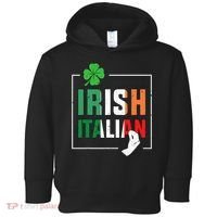 Half Irish Half Italian Irish Italian Flag Toddler Hoodie thumb 0