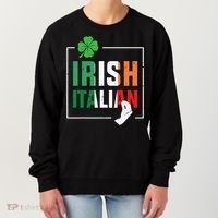 Half Irish Half Italian Irish Italian Flag Women's Sweatshirt thumb 0