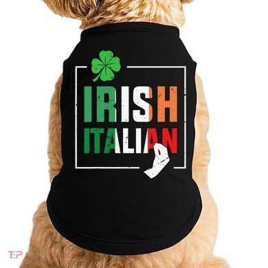 Half Irish Half Italian Irish Italian Flag Doggie Tank