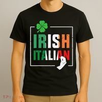 Half Irish Half Italian Irish Italian Flag T-Shirt thumb 3