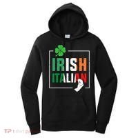 Half Irish Half Italian Irish Italian Flag Women's Hoodie thumb 0