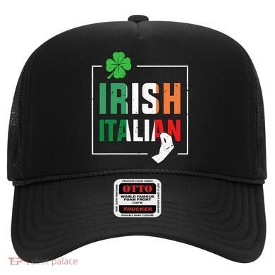 Half Irish Half Italian Irish Italian Flag Hat