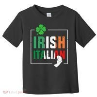 Half Irish Half Italian Irish Italian Flag Toddler T-Shirt thumb 0