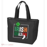 Half Irish Half Italian Irish Italian Flag Tote Bag thumb 3