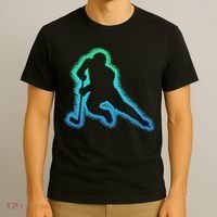 Hockey Ice Hockey, Black T-Shirt thumb 3