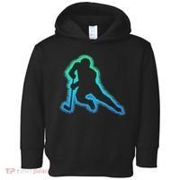 Hockey Ice Hockey, Black Toddler Hoodie thumb 0