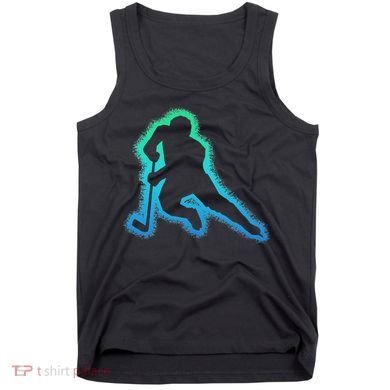 Hockey Ice Hockey, Black Tank Top