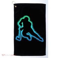 Hockey Ice Hockey, Black Golf Towel thumb 0