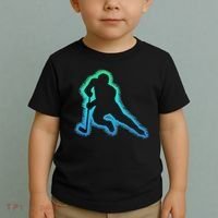 Hockey Ice Hockey, Black Toddler T-Shirt thumb 2