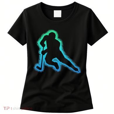 Hockey Ice Hockey, Black Women's T-Shirt