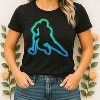 Hockey Ice Hockey, Black Women's T-Shirt thumb 2
