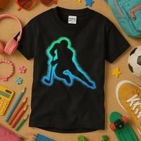 Hockey Ice Hockey, Black Kids T-Shirt thumb 3