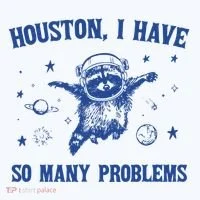 Houston I Have So Many Problems Doggie Tank thumb 4