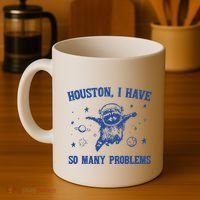 Houston I Have So Many Problems Coffee Mug thumb 4