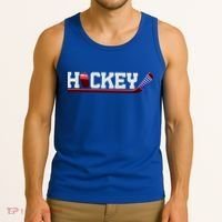 Hockey Ice Hockey Stick Gift Tank Top thumb 3