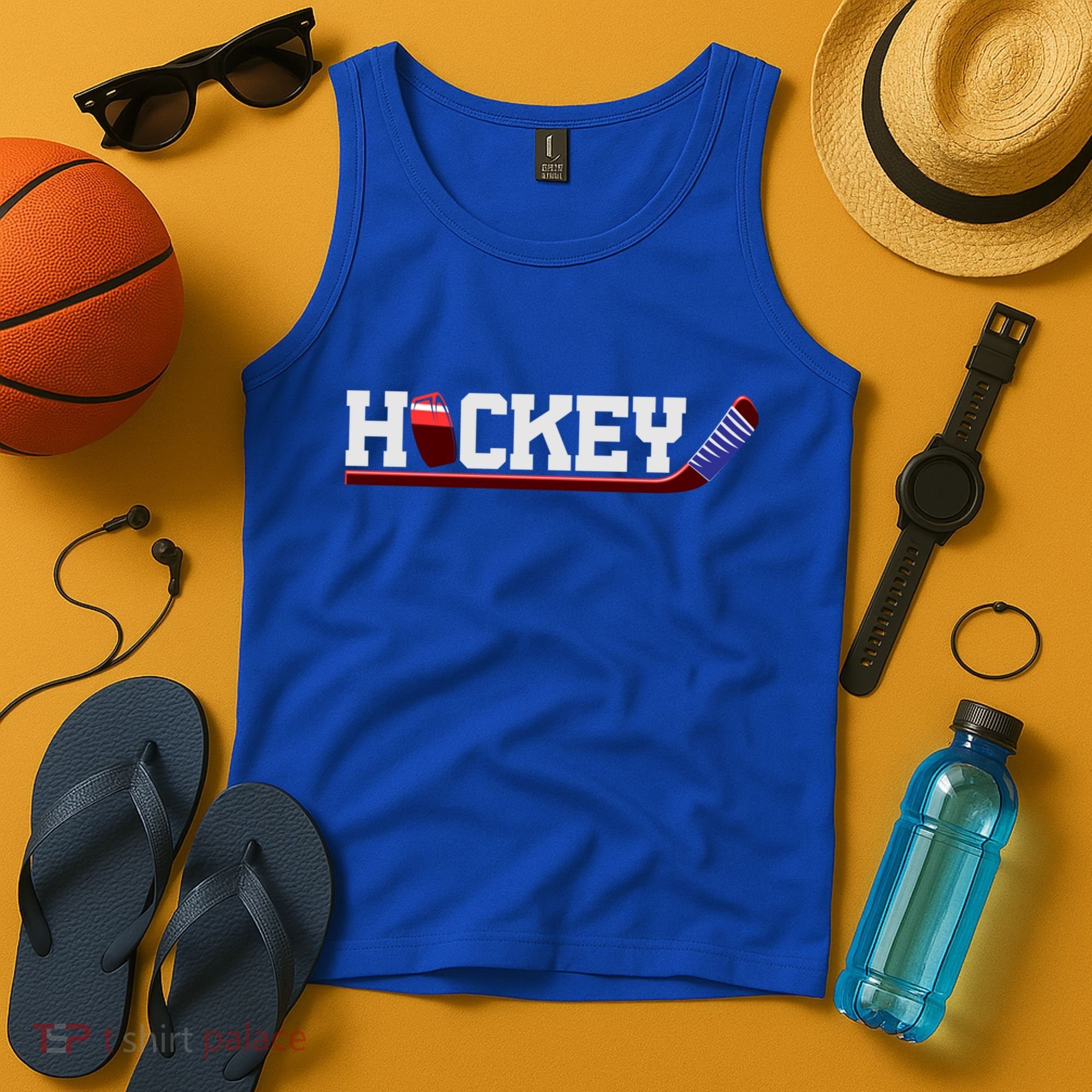 Hockey Ice Hockey Stick Gift Tank Top