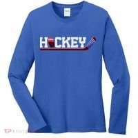 Hockey Ice Hockey Stick Gift Women's Long Sleeve Shirt thumb 0