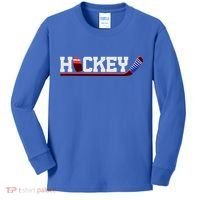 Hockey Ice Hockey Stick Gift Kids Long Sleeve Shirt thumb 0